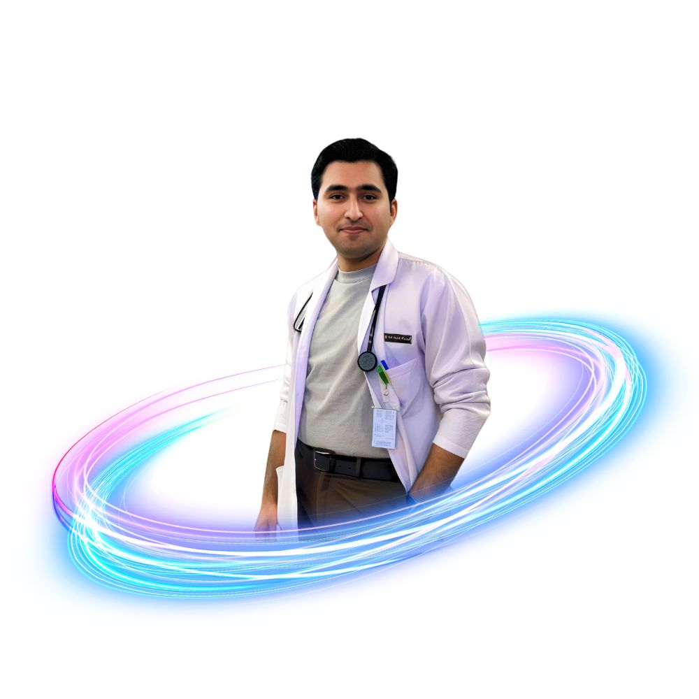 A portrait of Dr Awais Haral